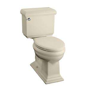  Comfortable Height 2 Piece Elongated Toilet in Sandbar DISCONTINUED