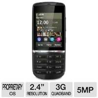 Click to view: Nokia Asha 300 Unlocked GSM Cell Phone   5MP Camera, 2 