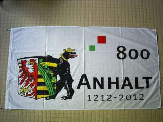Anhalt   Dessau   Fahne 800 Jahre Anhalt   Flagge   Banner in 
