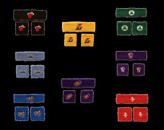 Reebok NBA 3 pc Headband and Wristband Set   Choose Your Favorite NBA 