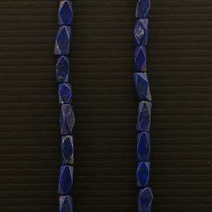 Lapis Lazuli (Royal) Faceted Rectangular Bead Strand BP2188  