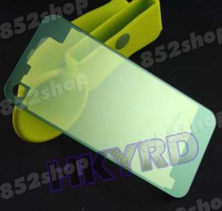 Clear Dack Green Plating Back Housing Cover Case Assembly For iPhone 4 