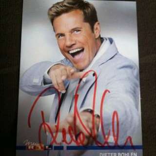 Dieter Bohlen (DSDS) Autogramm / Autogrammkarte  Hammer in Hessen 