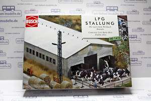 Busch, LPG Stallung, DDR, Stall, H0, 1410  