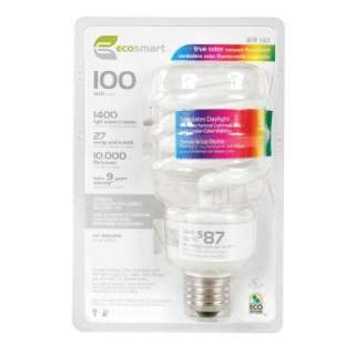 Cfl Light Bulb (Full Spectrum) from EcoSmart     Model 