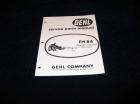 GEHL FH 84 CHOP ALL HARVESTER MAIN SERVICE PARTS MANUAL  
