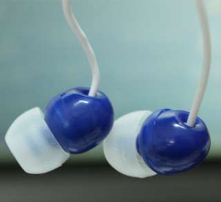 Dark Blue IN EAR EARPHONE HEADPHONE Earbud FO i Pod MP3  