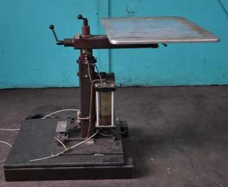 WELDING ASSEMBLY 24 x 30 POSITIONING HYDRAULIC LIFT TABLE with 360 