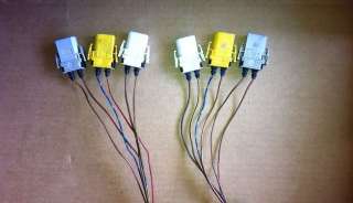 You will get 6 connectors pictured above, in clean shape, with wires.