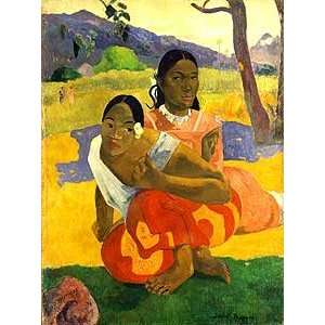   Wann wirst du heiraten? (P. Gauguin)   Leinwand mit Keilrahmen