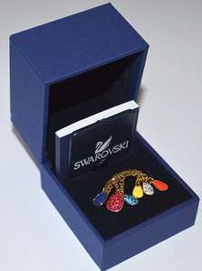 New Authentic $125 Swarovski Crystal Multi Fringe Ring M 7 55  
