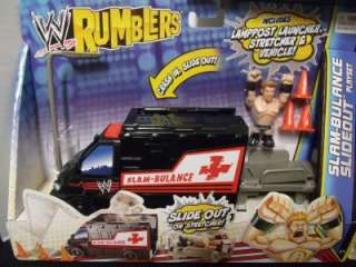 WWE Rumblers Launchin Limo, Forklift Smashdown, and Slambulance ALL 