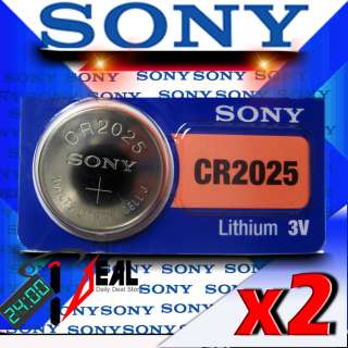 2PC NEW SONY CR2025 CR 2025 3v Lithium Battery Exp2020  
