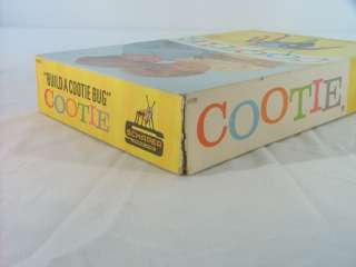 Vintage Cootie Build a Cootie Bug Game 1966 No 200 1949  
