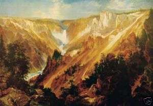 The Grand Canyon Of The Yellowstone by Thomas Moran  