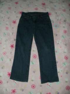 WRANGLER Q BABY 0 MID rise NO GAP waistband stretch Capri jeans 26x23 