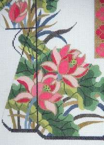   LEE Oriental 4 Seasons Kimono SUMMER handpainted Needlepoint Canvas