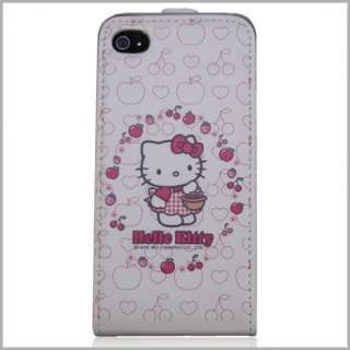 Hello Kitty Flip Case Handytasche Apple iPhone 4  