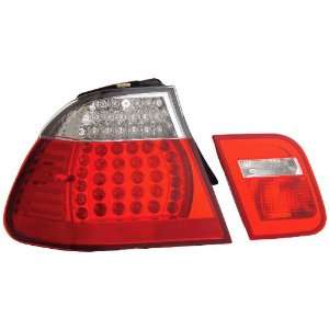 Anzo USA 321096 BMW Red/Clear LED Tail Light Assembly   (Sold in Pairs 
