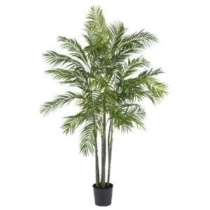   Exclusive By Nearly Natural 6 Ft Areca Palm Silk Tree