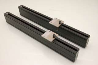 ATI Linear Guide Rail With Stops. Lot of 2  