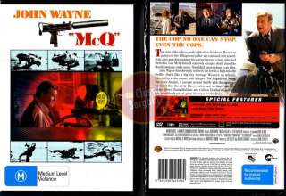 McQ John Wayne Mc Q David Huddleston cop killer NEW DVD  