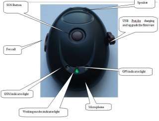 Newest Kid Car Waterproof Listen in Two way Audio GSM GPS Tracker 
