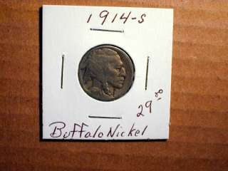 Buffalo Nickel 1914 S,Good+ *  