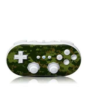  CAD Camo Design Skin Decal Sticker for the Wii Classic 