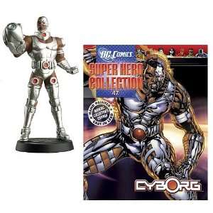  DC Superhero Cyborg Figurine and Collection Magazine Toys 