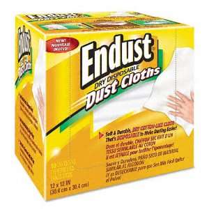  Endust Dry Disposable Dusting Cloths  10 Cloths (2 Pack 