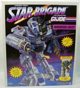 GI JOE 1993 Star Brigade Armor Bot with Exclusive Hawk Mint In Sealed 