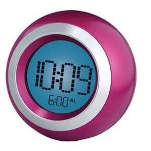 iHome T025P4 Ball Shaped Timex Alarm Clock   Pink 
