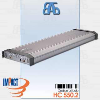 HC 550.2 Amplificatore Impact 2 x 900W RMS @ 1Ohm  