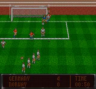 Striker Soccer Super Nintendo Game Snes Super NES Rare Football PAL UK 
