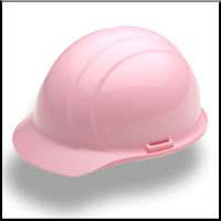 WISE 4 pt ratchet hard hat crew pink rose helmet NEW  