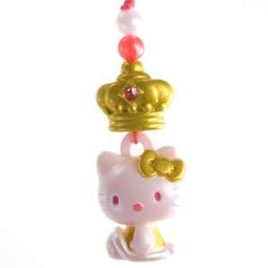  Hello Kitty Charm Mascot    Gold Crown  Japanese Import 