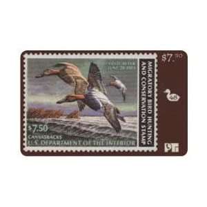 Collectible Phone Card Duck Hunting Permit Stamp Card #48 Void After 