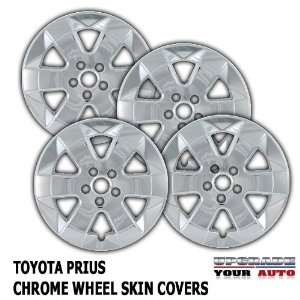  2005 2009 Toyota Prius 15 Chrome Wheel Skin Covers 