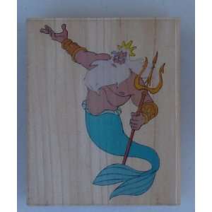   Triton Wood Mounted Rubber Stamp (discontinued) From Rubber Stampede