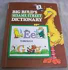Big Bird Sesame Street Dictionary Vol 3 Letters E to G