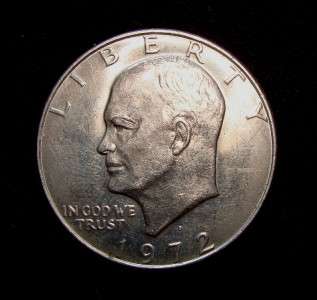 LIBERTY EAGLE DOLLAR 1972 D SILVER ONE DOLLAR COIN USA AMERICA b 