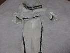 Vintage 1980 Barbie White Western Jumpsuit Outfit with fringes VGUC