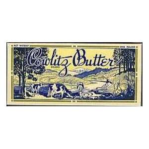  Vintage Country Cowlitz Butter Boxes 1940 