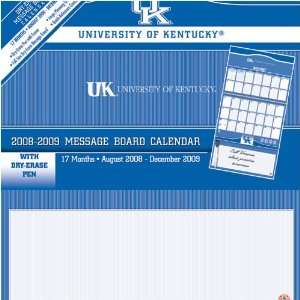   Wildcats NCAA 17 Month Message Board Calendar