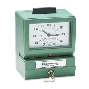  Acroprint : Model 125 Analog Manual Print Time Clock with 