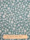 Christmas Snowflake Blue White Glitter   Timeless Treasures Cotton 