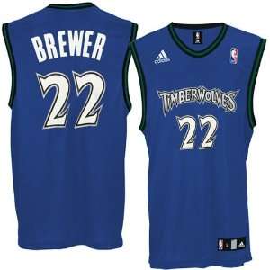  NBA adidas Minnesota Timberwolves #22 Corey Brewer Navy 