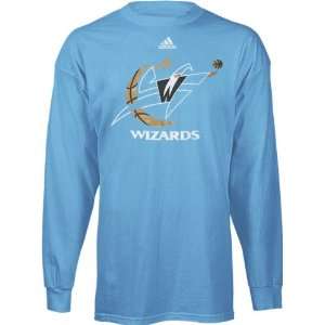  Washington Wizards Youth adidas Team Logo Long Sleeve Tee 