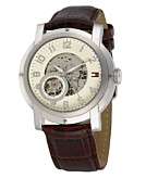   for Tommy Hilfiger Watch, Mens Automatic Brown Leather Strap 1710157